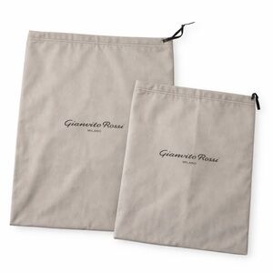 Gianvito Rossi Milano Dust Bag Set of 2 Drawstring Shoe Storage Bags